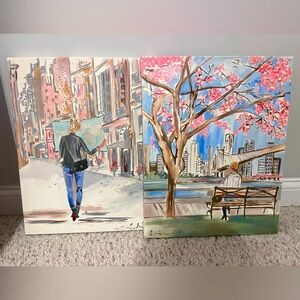 Gorgeous Canvas Print Girl in the City